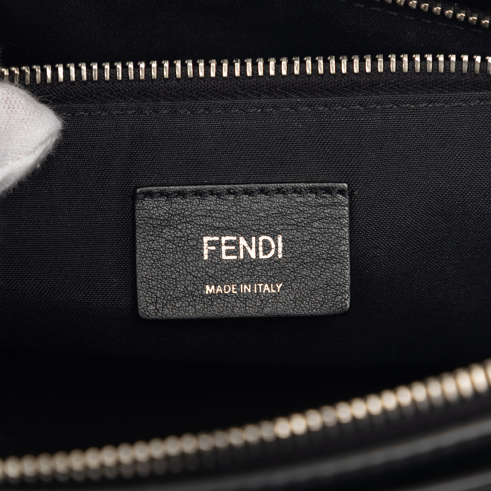 Pre-Loved Fendi Medium Leather Pompom By The Way Satchel - Picture 5 of 8